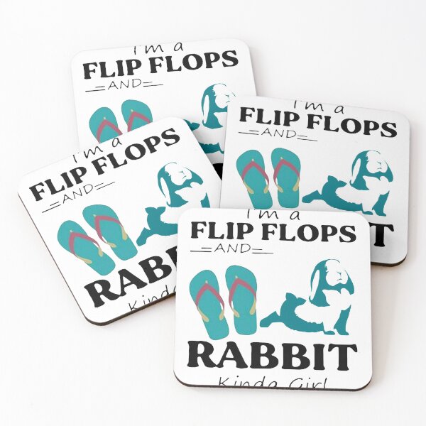 Item preview, I'm A Flip Flop And Rabbit Kinda Girl designed and sold by GilmoPollard88.