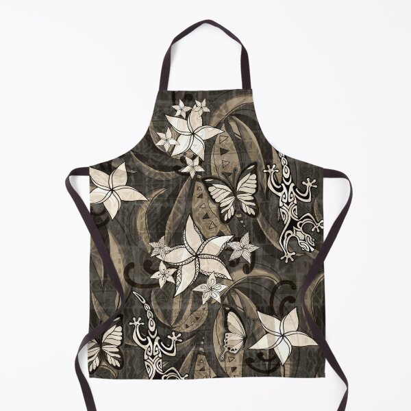 Item preview, Polynesian Vintage Kona Stained And Distressed Jungle Gecko Tribal Abstract designed and sold by sunnthreads.