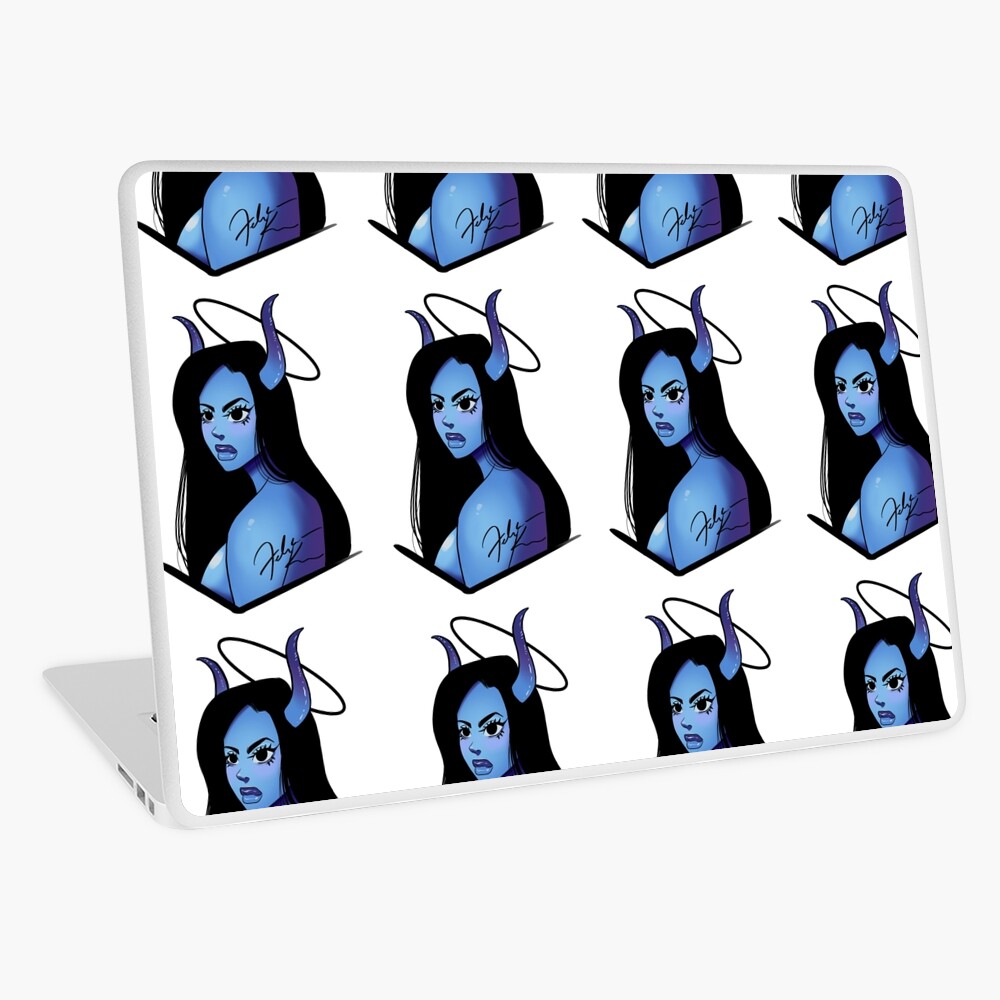 Devil Girl PaperTowel Holder Blue tail — SPEEDCULT