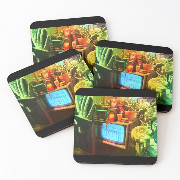 Item preview, Green Vaporwave Retro TV designed and sold by CazmieCo.