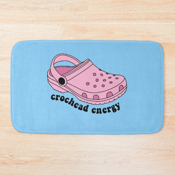 Item preview, Crochead Energy Crocs Pun designed and sold by OldDannyBrown.