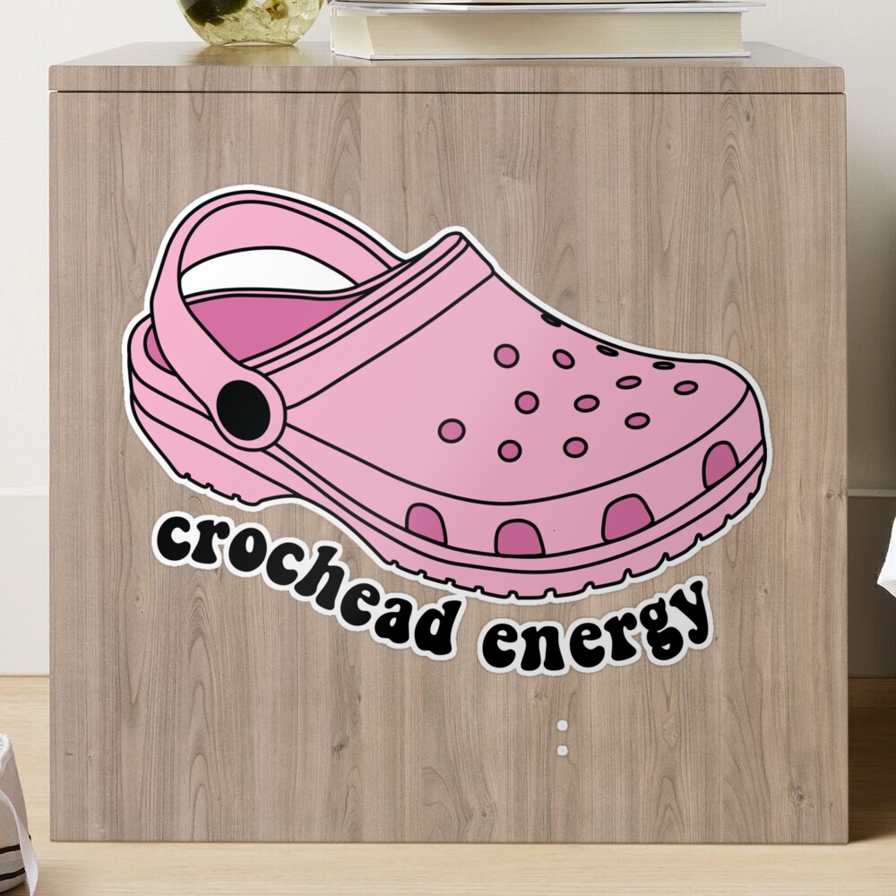 Croc Girl Summer Glitter Sticker – The Peach Fuzz
