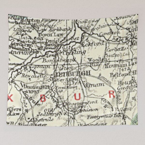 Artikelvorschau, JEDBURGH & Umgebungskarte 1899 entworfen und verkauft von yourscotland.