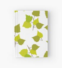 Birch leaves Hardcover Journal