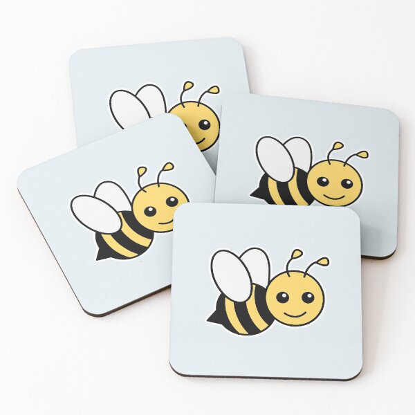Item preview, Bee flying cartoon drawing designed and sold by happypapertime.