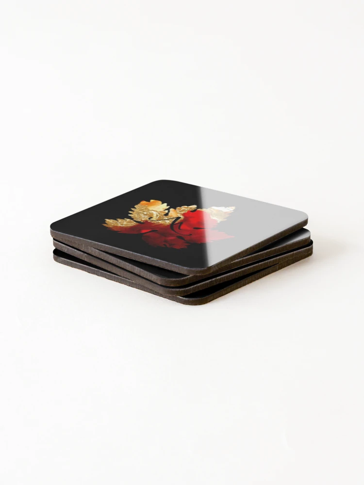 Thumbnail 4 of 5, Coasters (Set of 4), RedLeaf designed and sold by Ritahark.