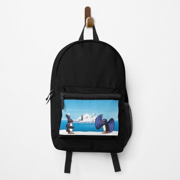 Item preview, Pixel Pingu Snowball Fight designed and sold by pingoshop.