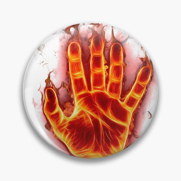 Item preview, Fire Flame Hand designed and sold by YI-Creations.