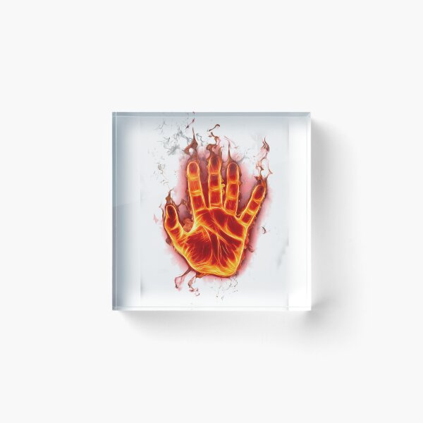 Item preview, Fire Flame Hand designed and sold by YI-Creations.