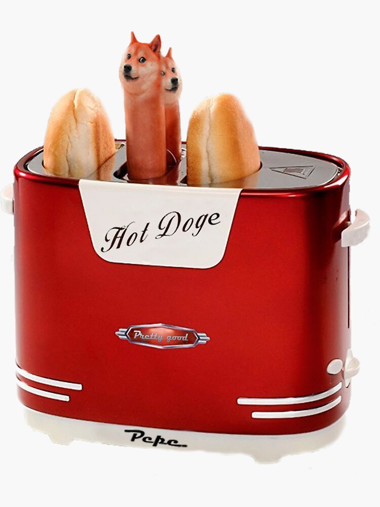 "Meme toaster" Sticker by Karlmats Redbubble