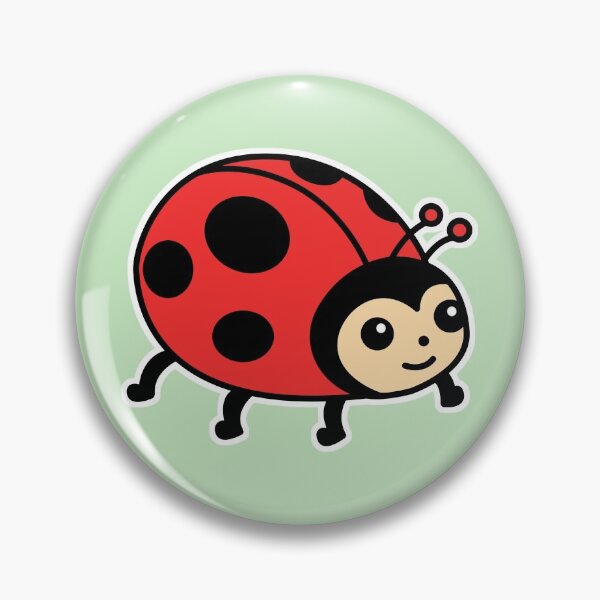 Item preview, Ladybug cute cartoon drawing designed and sold by happypapertime.
