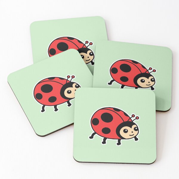 Item preview, Ladybug cute cartoon drawing designed and sold by happypapertime.