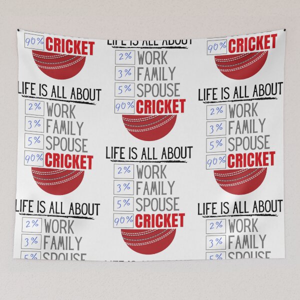Item preview, Life is all about Cricket designed and sold by 133DandC.