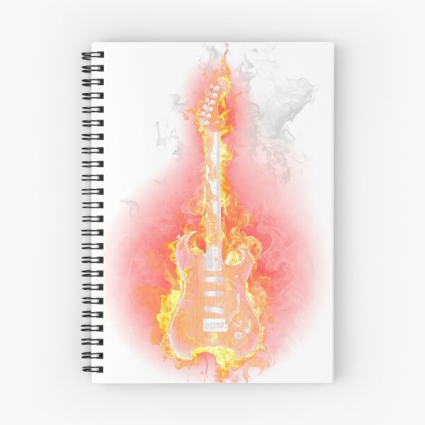 Item preview, Flaming Guitar designed and sold by YI-Creations.