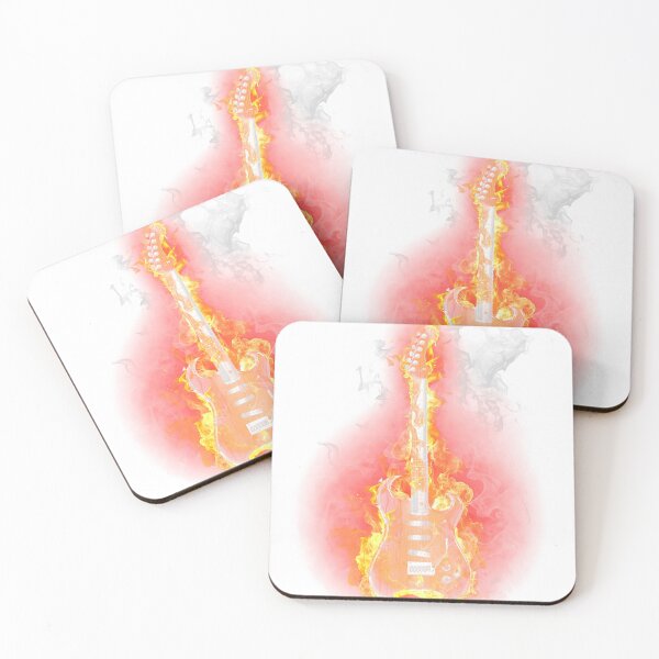 Item preview, Flaming Guitar designed and sold by YI-Creations.