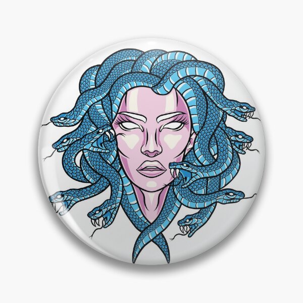 Item preview, Medusa Portrait Greek Mythology designed and sold by SmittyGFX.