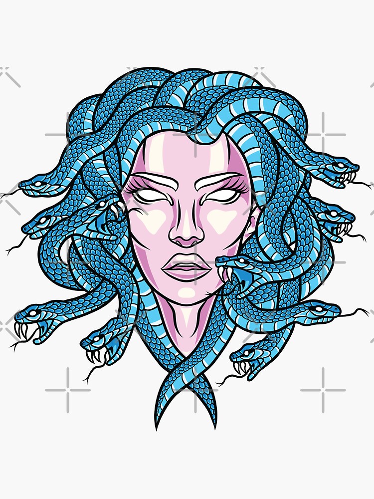Greek Goddess Medusa - Medusa - Sticker