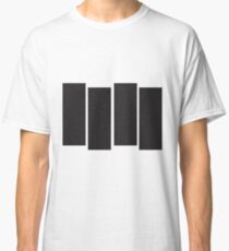 Black Flag Logo Bars Only Classic T-Shirt