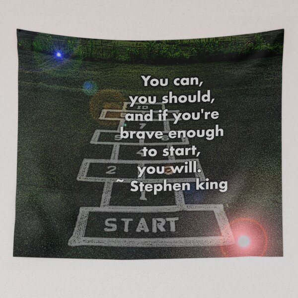 Item preview, Brave Enough To Start designed and sold by Emilyromrell.