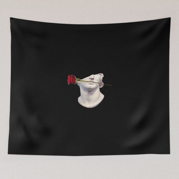 Item preview, roman sculpture with a rose designed and sold by That Store With the Fun Stuff.