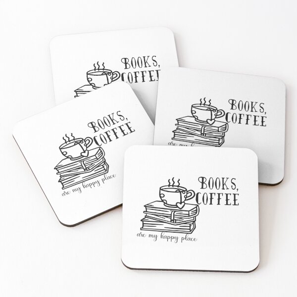 Item preview, Books coffee are my happy place  designed and sold by Artezia.