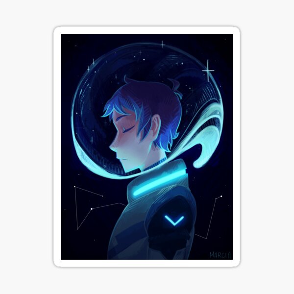 The Blue Paladin Sticker