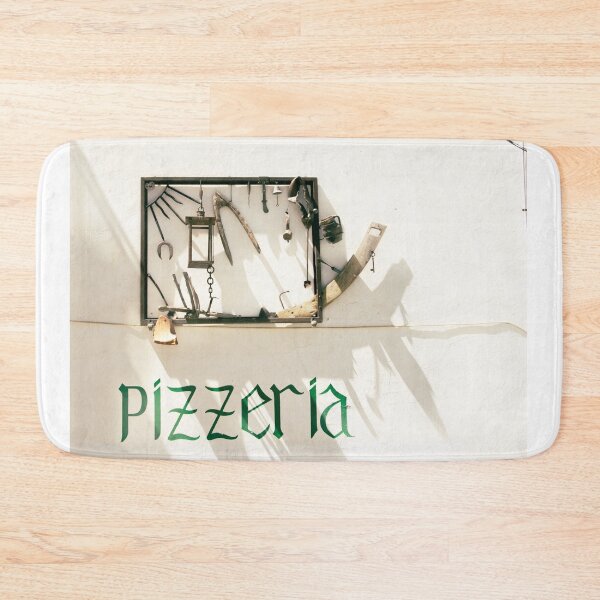 Item preview, Street scene in Altea Pizzeria sign and quirky framed collection of bit and pieces designed and sold by Brian Scantlebury.