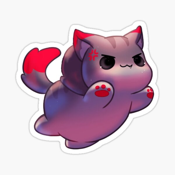 Aphmau Cat Sticker For Sale By Pacotamda Redbubble