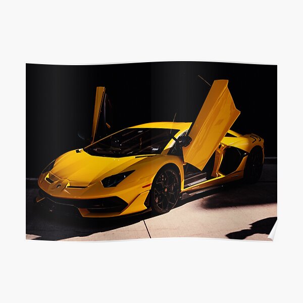 Wandbilder Orange Lamborghini Redbubble