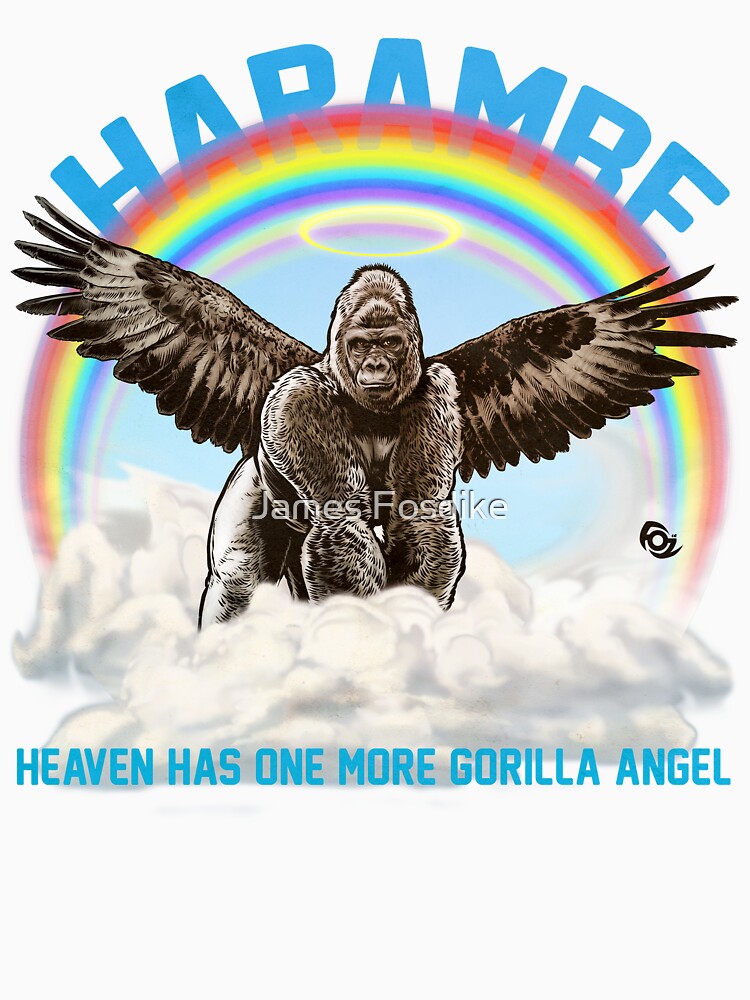 Harambe - Gorilla Angel by MrFoz