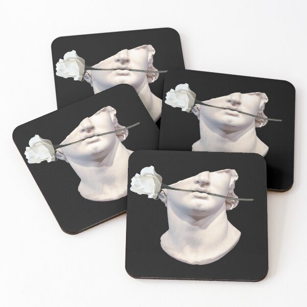 Item preview, Roman sculpture with a rose designed and sold by That Store With the Fun Stuff.