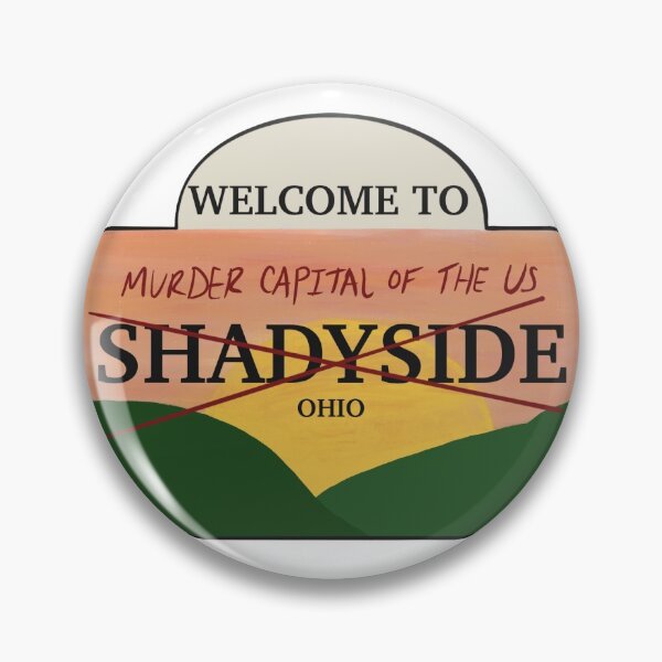 Item preview, Fear Street Welcome To ShadySide Sign designed and sold by madsdrawsthings.