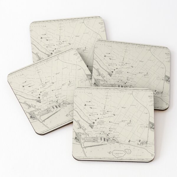 Item preview, Old Montreal Canada Map (1924) Vintage Quebec Atlas designed and sold by BravuraMedia.