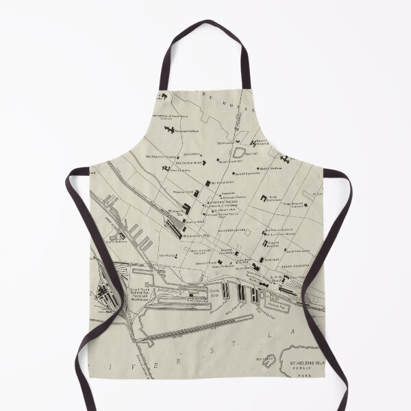 Item preview, Old Montreal Canada Map (1924) Vintage Quebec Atlas designed and sold by BravuraMedia.