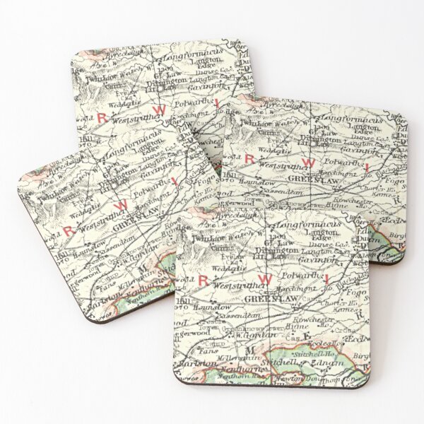 Item preview, GREENLAW & surrounding area map 1899 designed and sold by yourscotland.