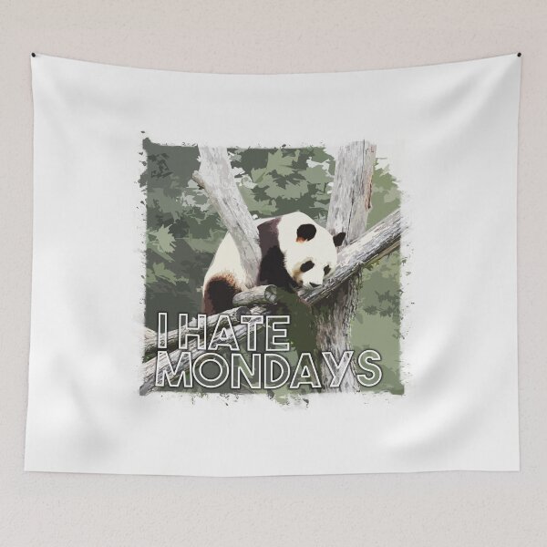 Item preview, Panda hates Mondays designed and sold by clad63.
