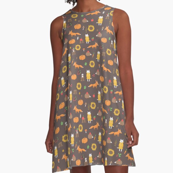 Autumn A-Line Dress
