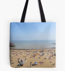 At the beach Tote Bag