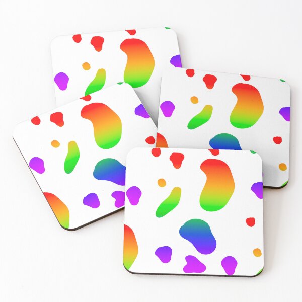 Artikelvorschau, Regenbogen-Kuh-Muster entworfen und verkauft von JMDesignHouse.