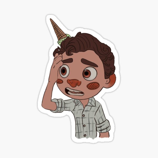 Just a simple Luca movie fan-art Sticker by Ramona Bruno