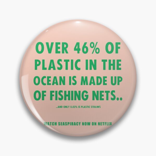 Watch Seaspiracy - Vegan Facts: 46% Of Plastic In The Ocean Is Made Up Of Fishing Nets Pin