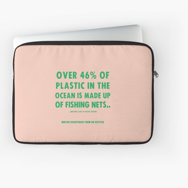 Watch Seaspiracy - Vegan Facts: 46% Of Plastic In The Ocean Is Made Up Of Fishing Nets Laptop Sleeve