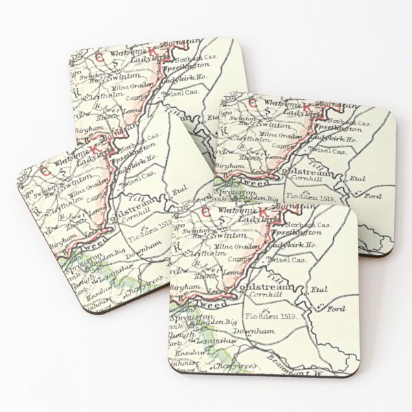 Item preview, COLDSTREAM & surrounding area map 1899 designed and sold by yourscotland.