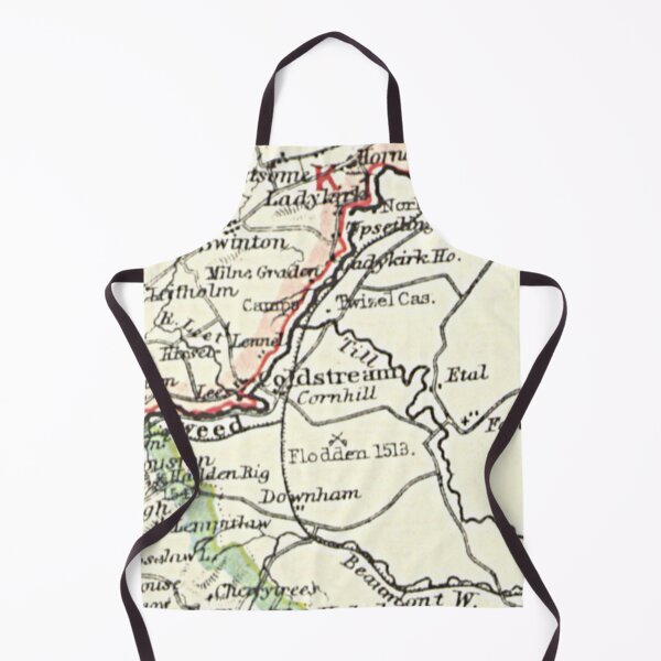 Item preview, COLDSTREAM & surrounding area map 1899 designed and sold by yourscotland.