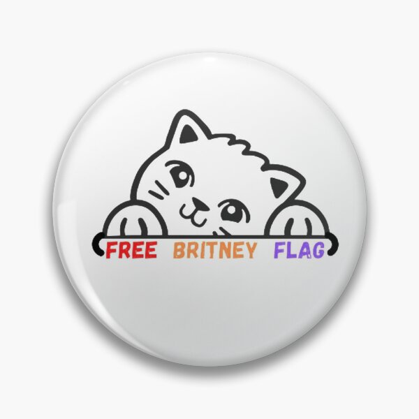 Item preview, The cat says Free Britney Flag designed and sold by Seynaat.