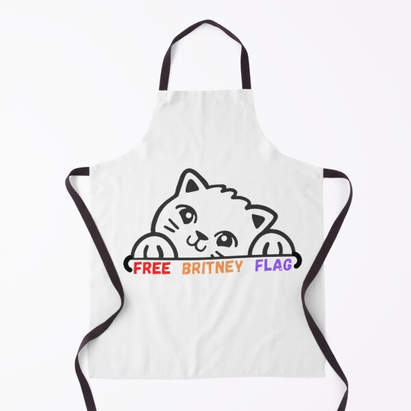 Item preview, The cat says Free Britney Flag designed and sold by Seynaat.