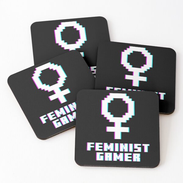 Item preview, FEMINIST GAMER | BLACK designed and sold by explodingpinata.