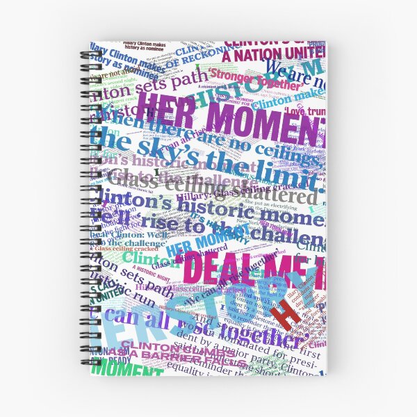 Item preview, Hillary Clinton Nomination Headline Collage designed and sold by democrattotheen.