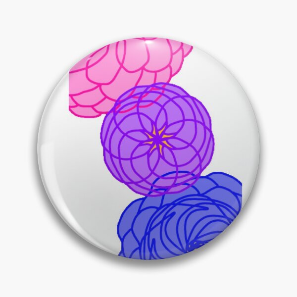 Item preview, Bi Pride Flowers designed and sold by QueerForest.