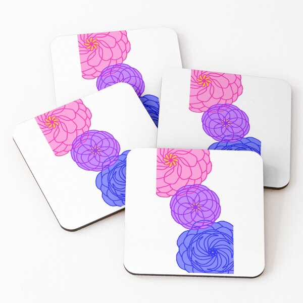 Item preview, Bi Pride Flowers designed and sold by QueerForest.